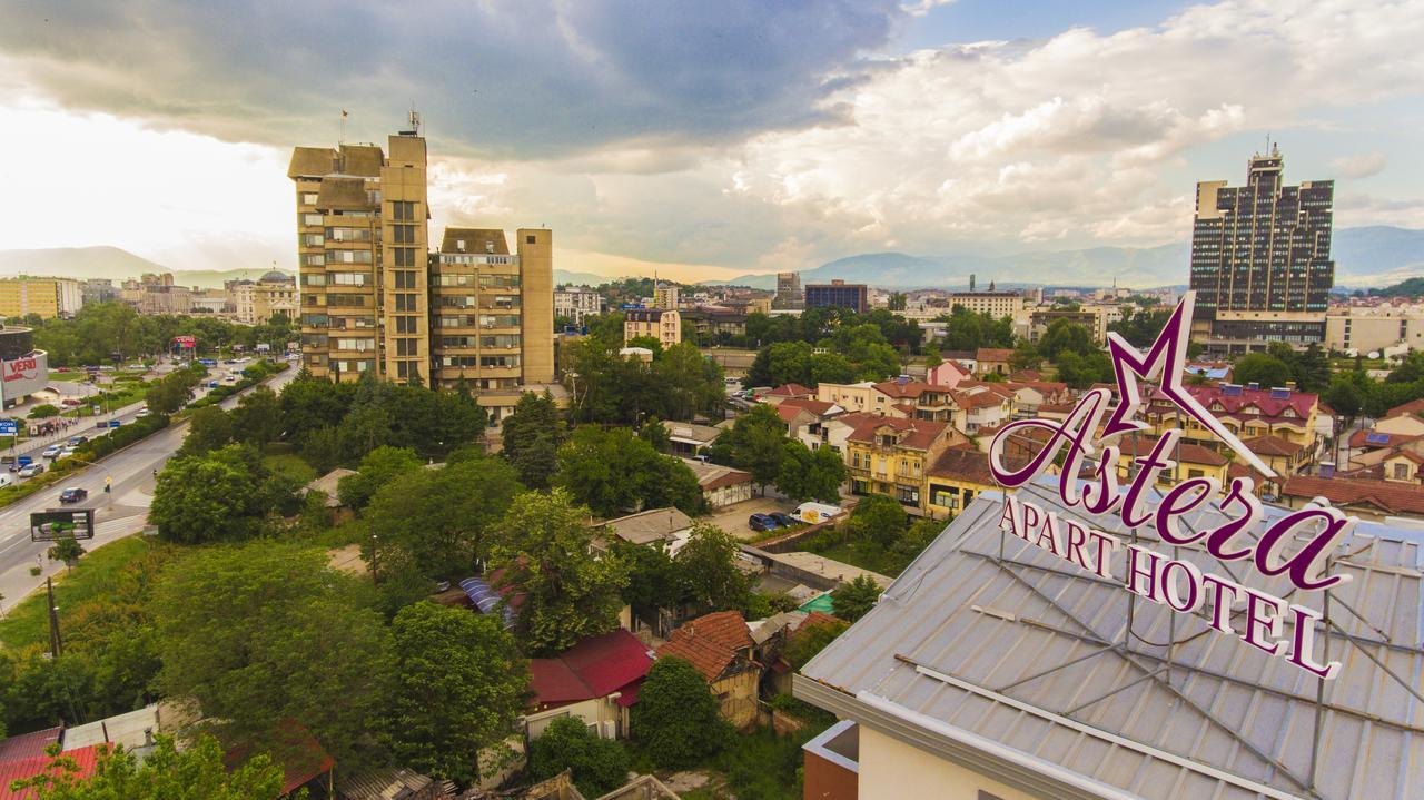 Astera Apart Hotel Skopje Exterior foto